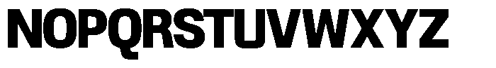 GC Noxera Display Bold Font UPPERCASE