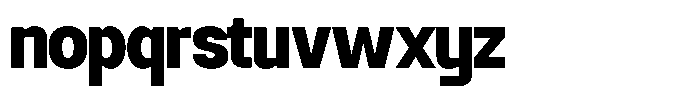 GC Noxera Display Bold Font LOWERCASE