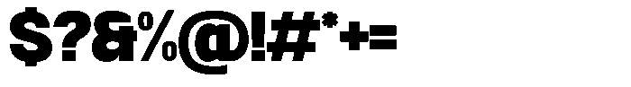 GC Noxera Display Extra Bold Font OTHER CHARS