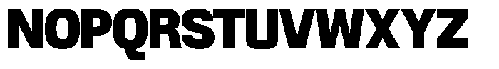 GC Noxera Display Extra Bold Font UPPERCASE