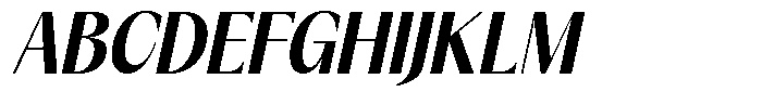 GC Once After Bold Italic Font UPPERCASE