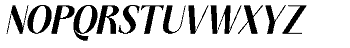 GC Once After Bold Italic Font UPPERCASE
