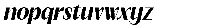GC Once After Extra Bold Italic Font LOWERCASE