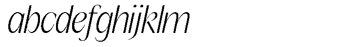 GC Once After Extra Light Italic FONT