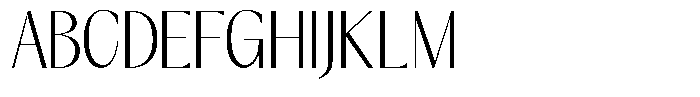 GC Once After Extra Light Font UPPERCASE
