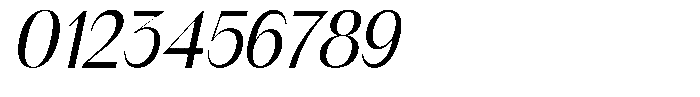 GC Once After Italic Font OTHER CHARS