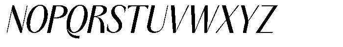 GC Once After Italic Font UPPERCASE
