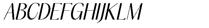 GC Once After Light Italic Font UPPERCASE