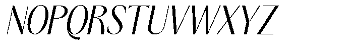 GC Once After Light Italic Font UPPERCASE
