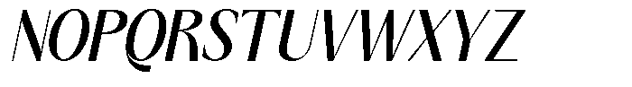 GC Once After Medium Italic Font UPPERCASE