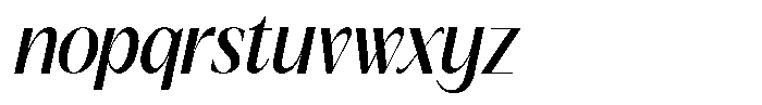 GC Once After Medium Italic Font LOWERCASE