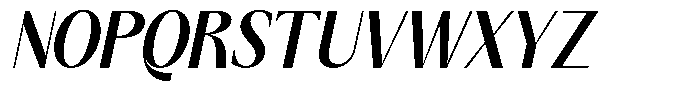 GC Once After Semi Bold Italic Font UPPERCASE