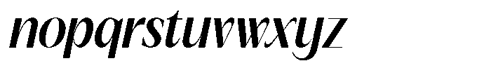 GC Once After Semi Bold Italic Font LOWERCASE