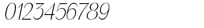GC Once After Thin Italic Font OTHER CHARS