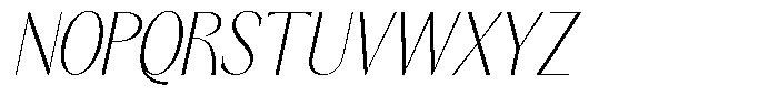 GC Once After Thin Italic Font UPPERCASE