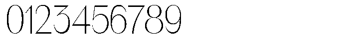 GC Once After Thin Font OTHER CHARS