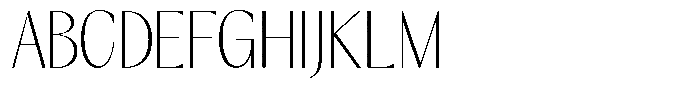 GC Once After Thin Font UPPERCASE