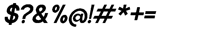 GC Palioka Oblique Font OTHER CHARS