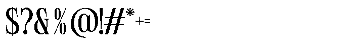 GC Polaire Regular Font OTHER CHARS