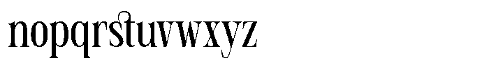 GC Polaire Regular Font LOWERCASE
