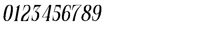 GC Polaire Slant Regular Font OTHER CHARS