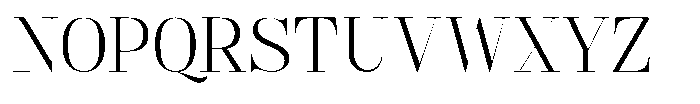GC Pregio Light Font UPPERCASE