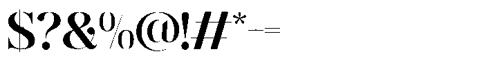 GC Pregio Semi Bold Font OTHER CHARS