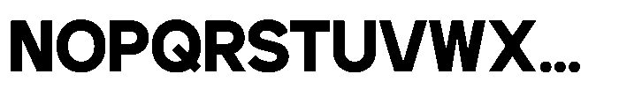 GC Protage Bold Font UPPERCASE