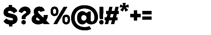 GC Protage Extra Bold Font OTHER CHARS