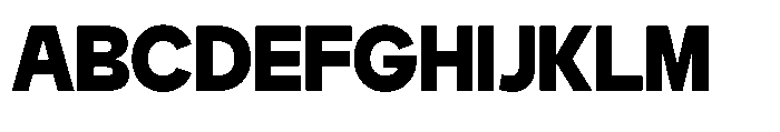 GC Protage Extra Bold Font UPPERCASE