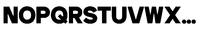 GC Protage Extra Bold Font UPPERCASE