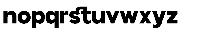 GC Protage Extra Bold Font LOWERCASE