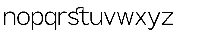 GC Protage Extra Light Font LOWERCASE