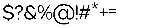 GC Protage Light Font OTHER CHARS