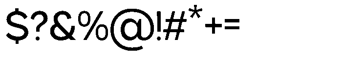 GC Protage Regular Font OTHER CHARS