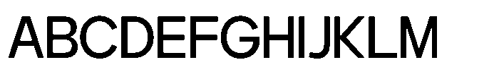 GC Protage Regular Font UPPERCASE