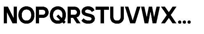 GC Protage Semi Bold Font UPPERCASE