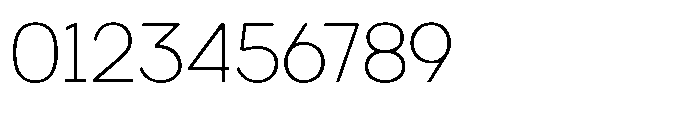 GC Protage Thin Font OTHER CHARS
