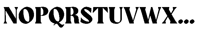 GC Protheson Black Font UPPERCASE