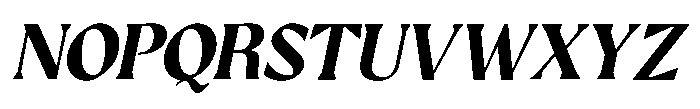 GC Protheson Bold Italic Font UPPERCASE