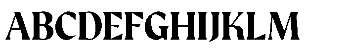 GC Protheson Bold Font UPPERCASE