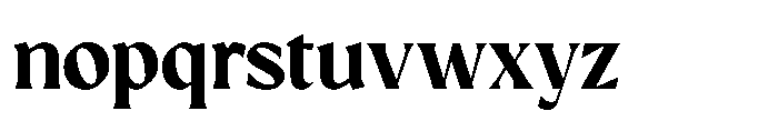 GC Protheson Bold Font LOWERCASE