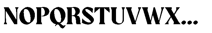 GC Protheson Extra Bold Font UPPERCASE