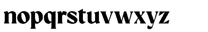 GC Protheson Extra Bold Font LOWERCASE
