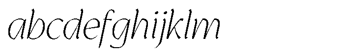 GC Protheson Extra Light Italic FONT