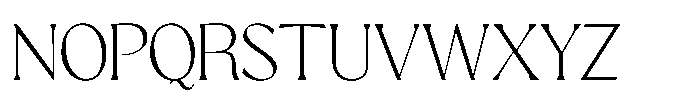 GC Protheson Extra Light Font UPPERCASE