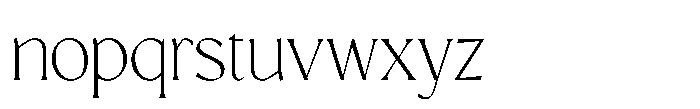 GC Protheson Extra Light Font LOWERCASE