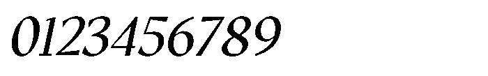GC Protheson Italic Font OTHER CHARS
