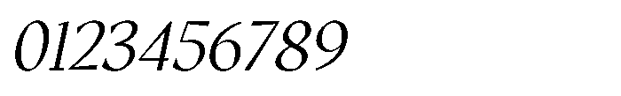 GC Protheson Light Italic Font OTHER CHARS