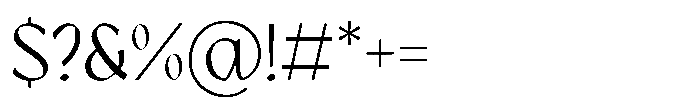 GC Protheson Light Font OTHER CHARS